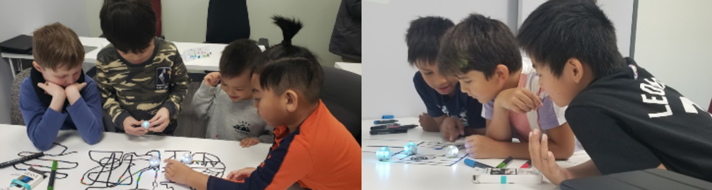 Kidzwhiz Children's Technology Summer Camp robotics with Ozobot